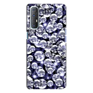 Чохол (Дорого-богато) на Oppo Reno 3 (Діаманти)