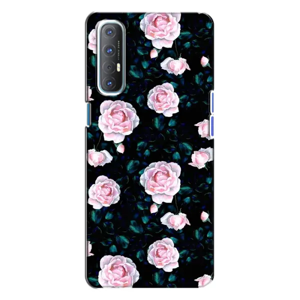 Чехол с рисунком «Чайные розы» для OPPO Reno 3 Чехол с рисунком «Чайные розы» для OPPO Reno 3
