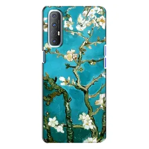 Чехол с принтом САКУРЫ на Oppo Reno 3 (Цветение Сакуры)