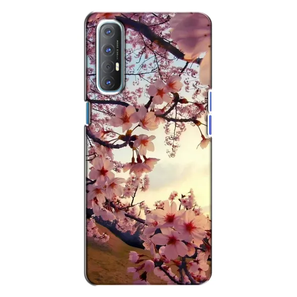 Чехол с рисунком «Цветущая сакура» для OPPO Reno 3 Чехол с рисунком «Цветущая сакура» для OPPO Reno 3