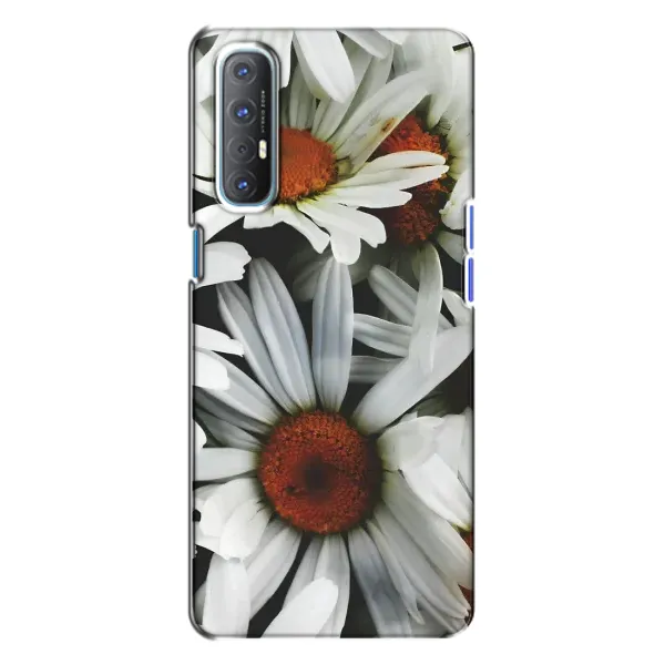 Чехол с рисунком «Цветы Ромашки» для OPPO Reno 3 Чехол с рисунком «Цветы Ромашки» для OPPO Reno 3
