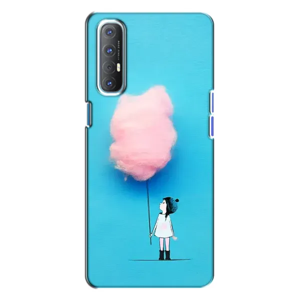 Чехол с рисунком «Девочка с тучкой» для OPPO Reno 3 Чехол с рисунком «Девочка с тучкой» для OPPO Reno 3