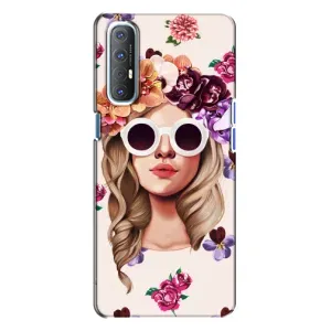 Чохол з картинкою Модні Дівчата Oppo Reno 3 (Дівчина в окулярах)