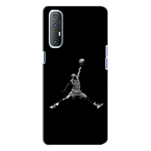Силіконовый Чохол Nike Air Jordan на Оппо Рено 3 (Джордан)