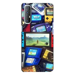 Чехол с рисунком «Джойстики» для OPPO Reno 3