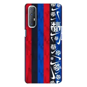 Чехол для Oppo Reno 3 (Барселона) (Фанат Барсы)