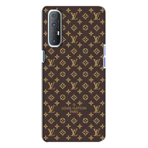 Чохол Стиль Louis Vuitton на Oppo Reno 3 (Фон Луі Віттон)