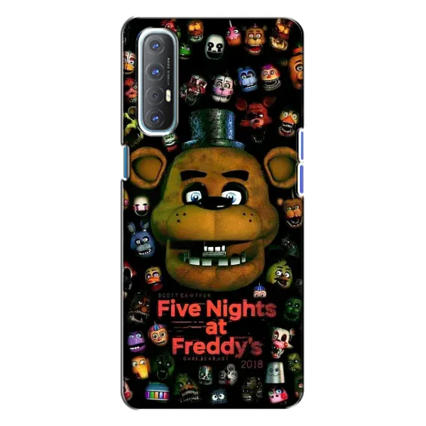 Чехол с рисунком «Freddy» для OPPO Reno 3