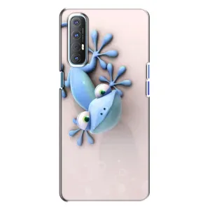 Чохли з зображенням різних тварин на Oppo Reno 3 (Геккон)