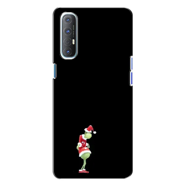 Чехол с рисунком «Гринч на чорном» для OPPO Reno 3 Чехол с рисунком «Гринч на чорном» для OPPO Reno 3