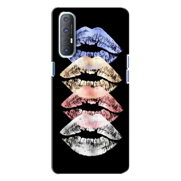 Чехол с рисунком «Губы» для OPPO Reno 3