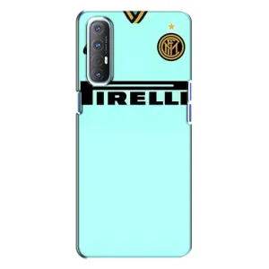 Силиконовые Чехлы принт Футбол на Oppo Reno 3 (Inter)