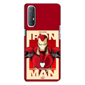 Чехол Супергерой Железный человек на Oppo Reno 3 (Iron man)