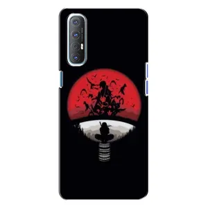 Чехлы с картинкой Итачи Учиха на Oppo Reno 3 (Итачи на черном)