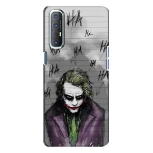 Чехлы с картинкой Джокера на Oppo Reno 3 (Joker клоун)