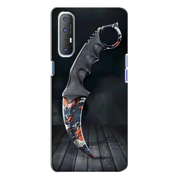 Чехол с рисунком «Кинжал КС ГО» для OPPO Reno 3 Чехол с рисунком «Кинжал КС ГО» для OPPO Reno 3