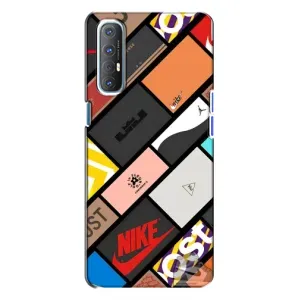 Чехол с рисунком «Коробки» для OPPO Reno 3