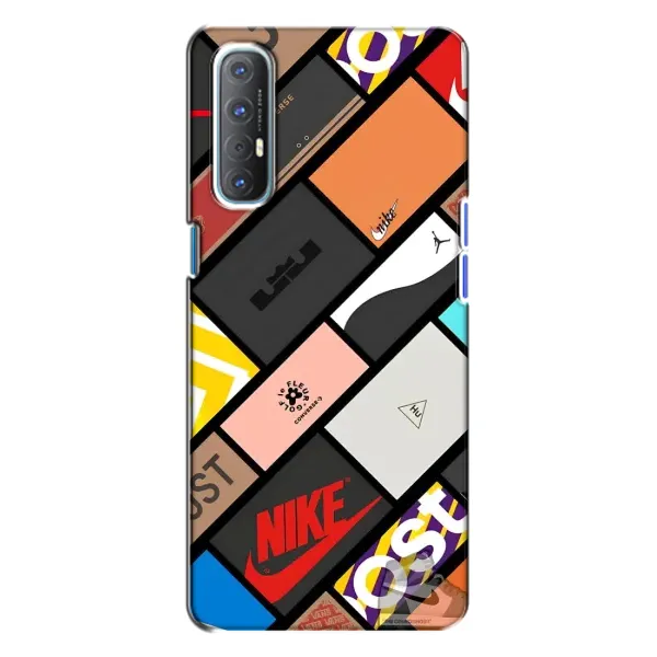 Чехол с рисунком «Коробки» для OPPO Reno 3
