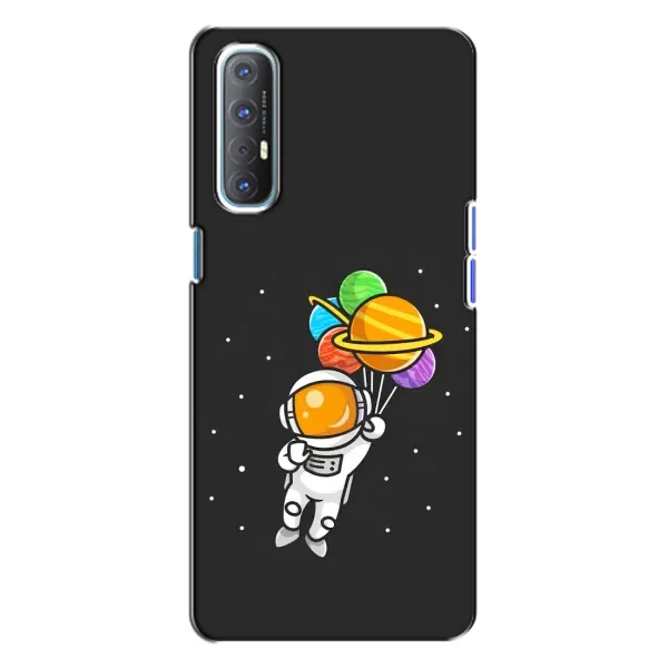 Чехол с рисунком «Космонавт с шариками» для OPPO Reno 3 Чехол с рисунком «Космонавт с шариками» для OPPO Reno 3