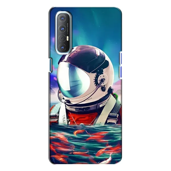 Чехол с рисунком «Космонавт в воде» для OPPO Reno 3 Чехол с рисунком «Космонавт в воде» для OPPO Reno 3