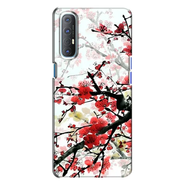 Чехол с рисунком «Красивая Сакура» для OPPO Reno 3 Чехол с рисунком «Красивая Сакура» для OPPO Reno 3