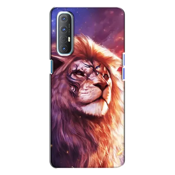 Чехол с рисунком «Красочный ЛЕВ» для OPPO Reno 3 Чехол с рисунком «Красочный ЛЕВ» для OPPO Reno 3