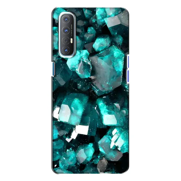 Чехол с рисунком «Кристалы» для OPPO Reno 3