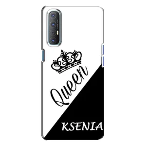 Именные  Женские Чехлы для Oppo Reno 3 (KSENIA)