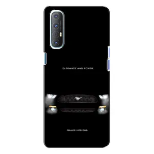 Чохли з тематикою "Круті машини" на Oppo Reno 3 (Чорний Land Rover)