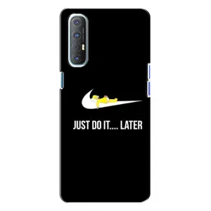 Силіконовый Чохол на Oppo Reno 3 з картинкою НАЙК (Later)