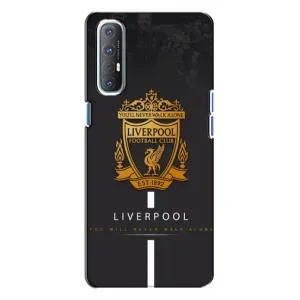 Силиконовые Чехлы принт Футбол на Oppo Reno 3 (Liverpool)