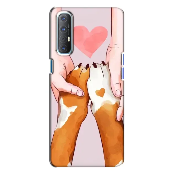 Чехол с рисунком «Любовь к собакам» для OPPO Reno 3 Чехол с рисунком «Любовь к собакам» для OPPO Reno 3
