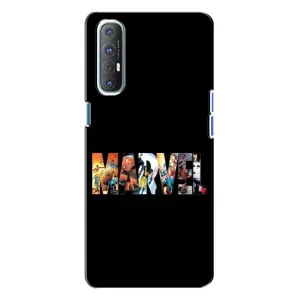 Силиконовый Чехол для Oppo Reno 3 (MARVEL)