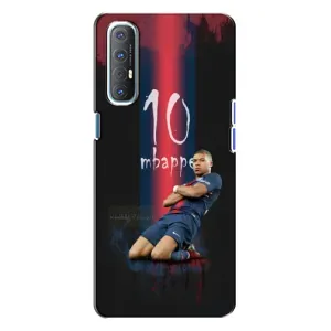 Чехол (TPU) с Футболистом на Oppo Reno 3 (MBAPPE 10)