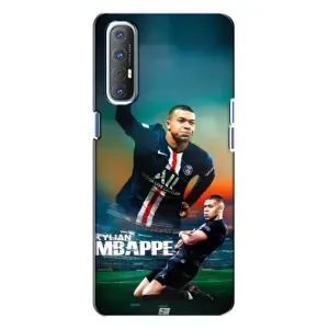 Чехол (TPU) с Футболистом на Oppo Reno 3 (MBAPPE)