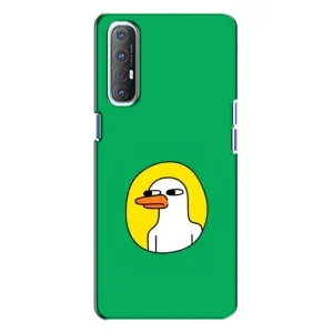 Чехол с рисунком «Мем Утка» для OPPO Reno 3