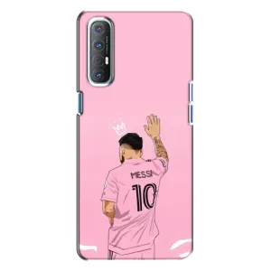 Чехлы Лео Месси в Майами на Oppo Reno 3 (Месси Маями)