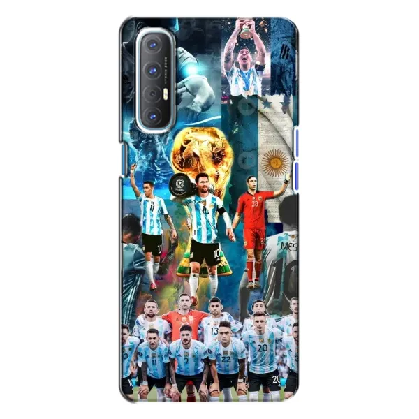 Чехол с рисунком «Месси в сборной» для OPPO Reno 3