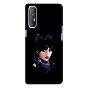 Чехлы с принтом Уэнсдей на Oppo Reno 3 (Милая Уэнсдей)