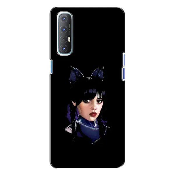 Чехол с рисунком «Милая Уэнсдей» для OPPO Reno 3 Чехол с рисунком «Милая Уэнсдей» для OPPO Reno 3