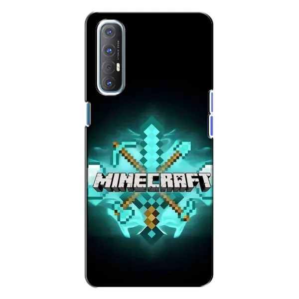 Чехол с рисунком «MineCraft 2» для OPPO Reno 3