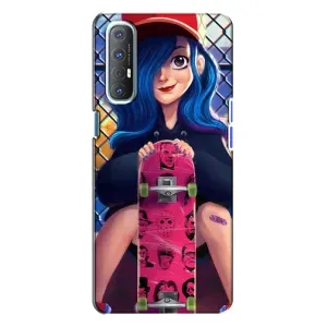 Чохол з картинкою Модні Дівчата Oppo Reno 3 (Модна Дівчинка)