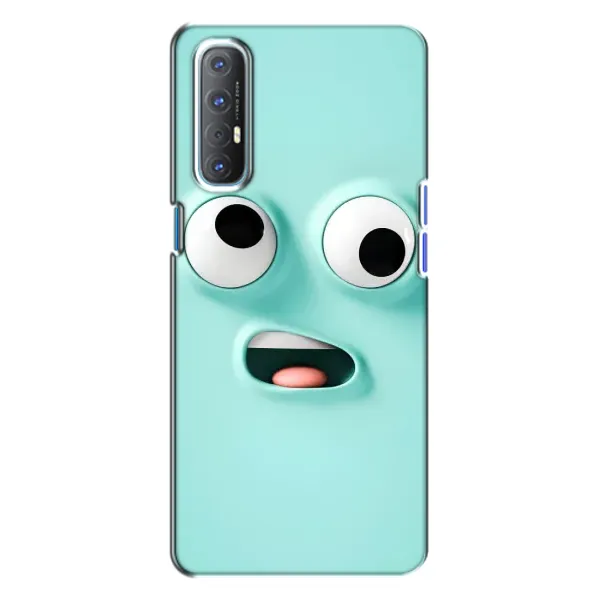 Чехол с рисунком «Забавное мятное лицо» для OPPO Reno 3 Чехол с рисунком «Забавное мятное лицо» для OPPO Reno 3