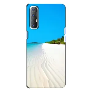 Летний Чехол на Oppo Reno 3 (Море песок)