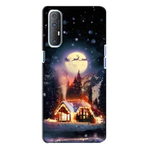 Чохли на Новий Рік Oppo Reno 3 (Настрій зимній)