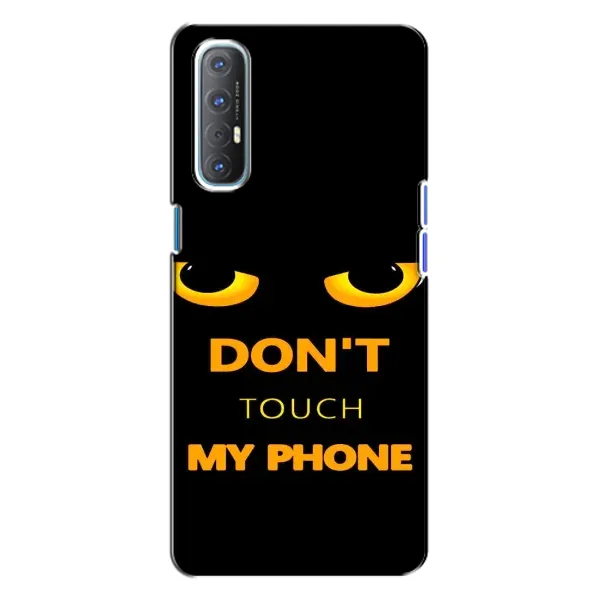 Чехол с рисунком «Не трогай мой телефон» для OPPO Reno 3 Чехол с рисунком «Не трогай мой телефон» для OPPO Reno 3