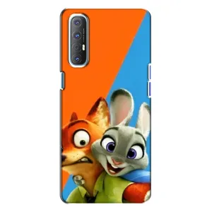 Чехлы ЗВЕРОПОЛИС для Oppo Reno 3 (Ник и Хопс)