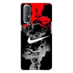 Силіконовый Чохол на Oppo Reno 3 з картинкою НАЙК (Nike дим)