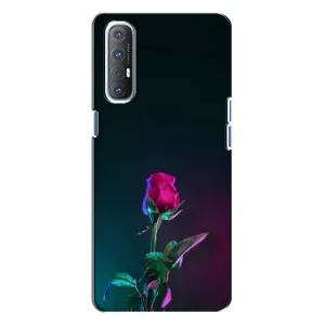 Чехлы с принтом Розочки для Oppo Reno 3 (Ночная роза)