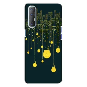 Силіконові Чохли Коханій людині для Oppo Reno 3 (Нічне місто)